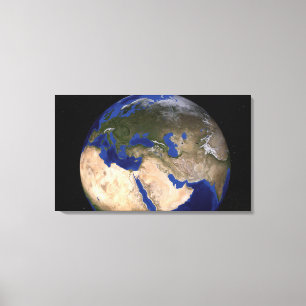 Toile La terre de marbre bleue 2 de prochaine générati