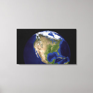 Toile La terre de marbre bleue 4 de prochaine générati