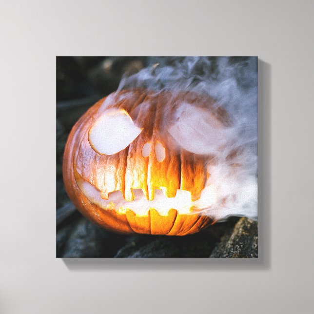 Toile La tête Jack-o-Lantern d'un cavalier sans tête (Recto)