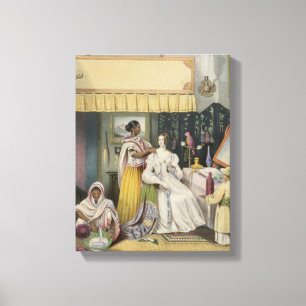 Toile La toilette de jeune Madame, plaquent 2 'd'Inde