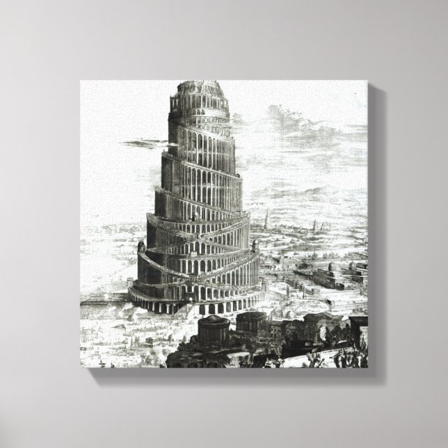 Toile La Tour de Babel, 1679 (Recto)