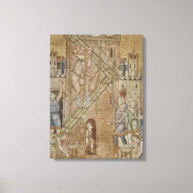 Toile La Tour de Babel, de l'Atrium (Recto)