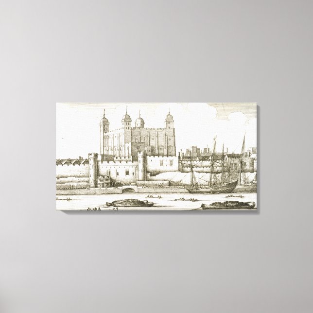 Toile La Tour de Londres, 1647 (gravure) (Recto)