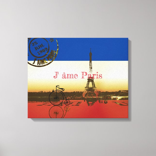 Toile La Tour Eiffel (Recto)