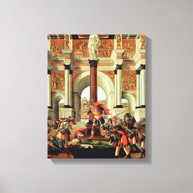 Toile La Tragédie de Lucrèce de Sandro Botticelli (Recto)