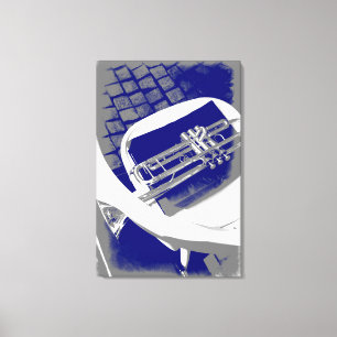 Toile La trompette silencieuse