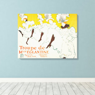 Toile La troupe de Mademoiselle Eglantine, Toulouse Laut