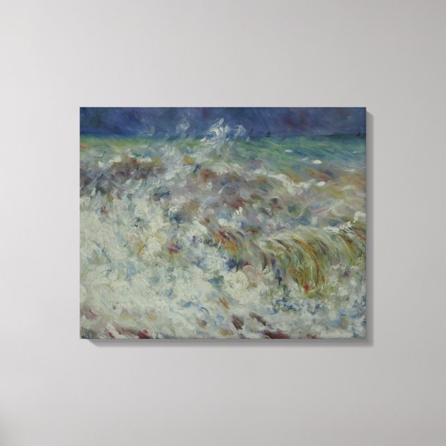 Toile La vague de Pierre-Auguste Renoir (Recto)