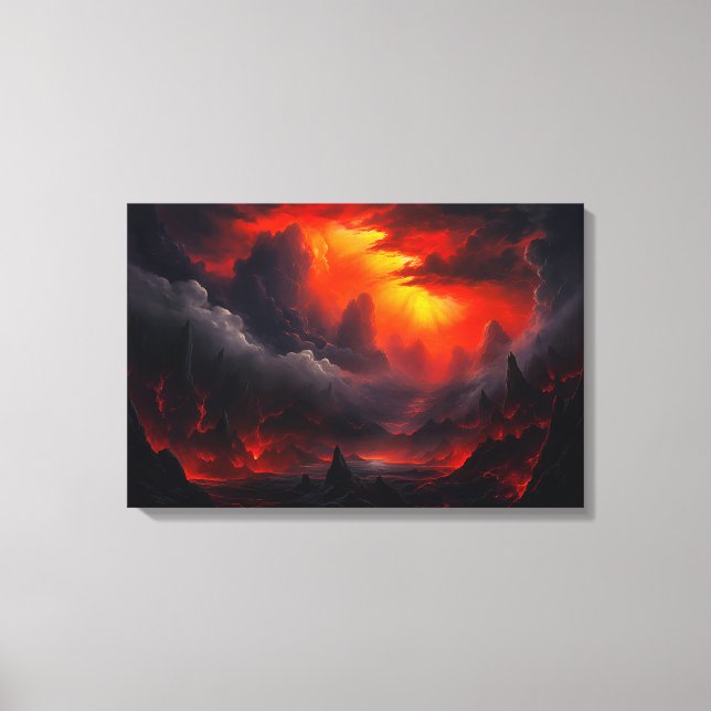 Toile La Vallée de la mort - Art Imaginaire (Recto)
