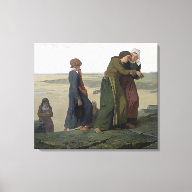 Toile La veuve ou la famille du pêcheur (Recto)