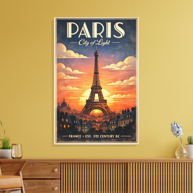 Toile La vie à Paris (Insitu(Salon))