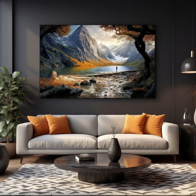 Toile La vie dans la vallée des géants (Créateur téléchargé)