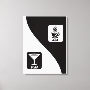 Toile la vie en deux humeurs