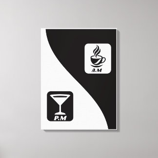 Toile la vie en deux humeurs