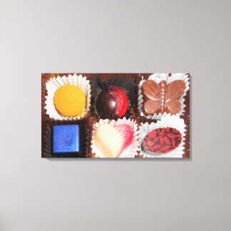 Toile La vie est comme une boîte de chocolats