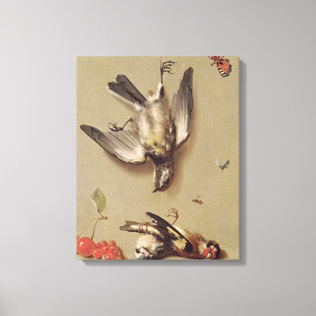 Toile La vie morte des oiseaux morts et des cerises, 171 (Recto)