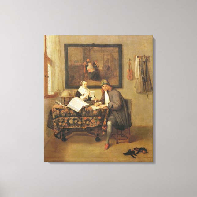 Toile La Vie Studieuse, 1662 (Recto)