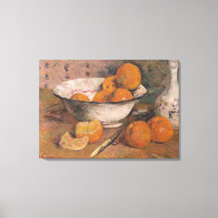 Toile La vie toujours avec des oranges, 1881