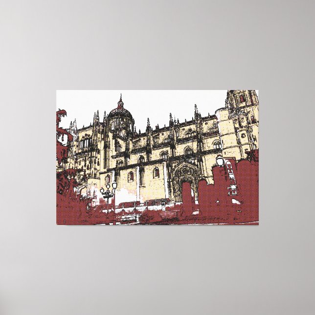 Toile La vieille ville de l'Université de Salamanque (Recto)