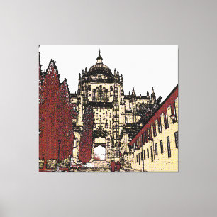 Toile La Vieille Ville de Salamanque