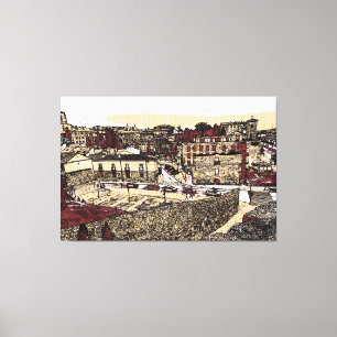 Toile La vieille ville de Salamanque en Espagne