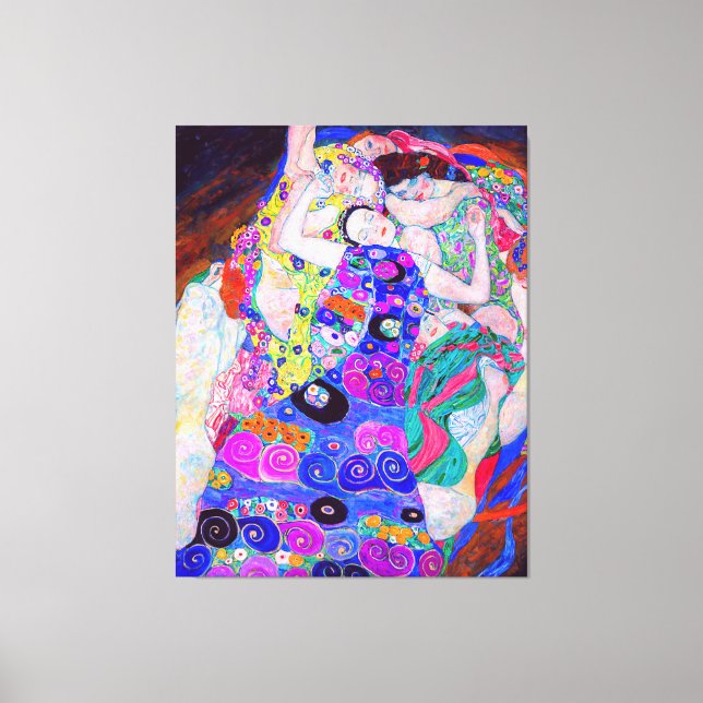 Toile La Vierge (1913) de Gustav Klimt. (Recto)