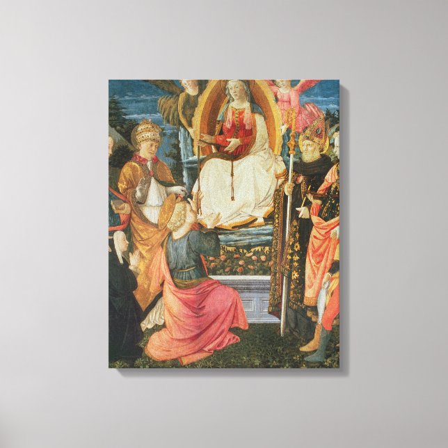 Toile La Vierge de la Fille Sacrée, 1456 (tempéra on (Recto)