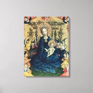 Toile La Vierge du Rose Bush