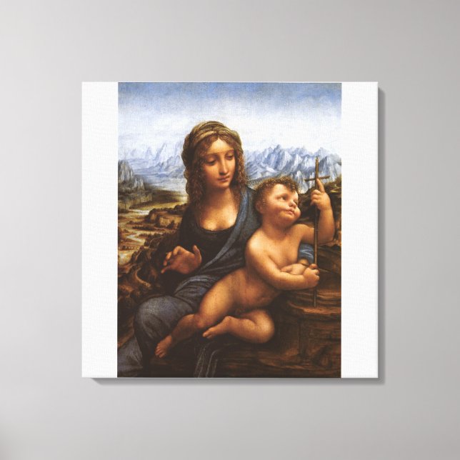 Toile La Vierge du Yarnwinder vers 1501 (Recto)