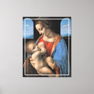 Toile La Vierge Marie allaite Le Christ Enfant-324
