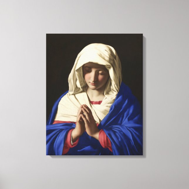 Toile La Vierge Marie en prière (Recto)