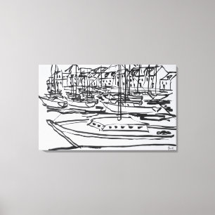 Toile La Vilaine   La Roche-Bernard, Bretagne