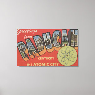 Toile La ville atomique - grandes scènes de lettre