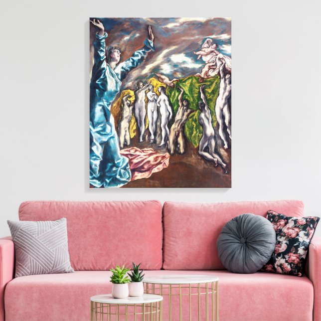Toile La Vision de saint Jean | El Greco | (Insitu(Salon))