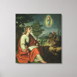 Toile La vision de St John l'évangéliste sur Patmos