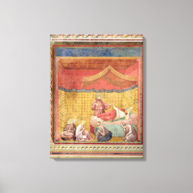 Toile La vision du pape Grégoire IX 1297-99 (Recto)