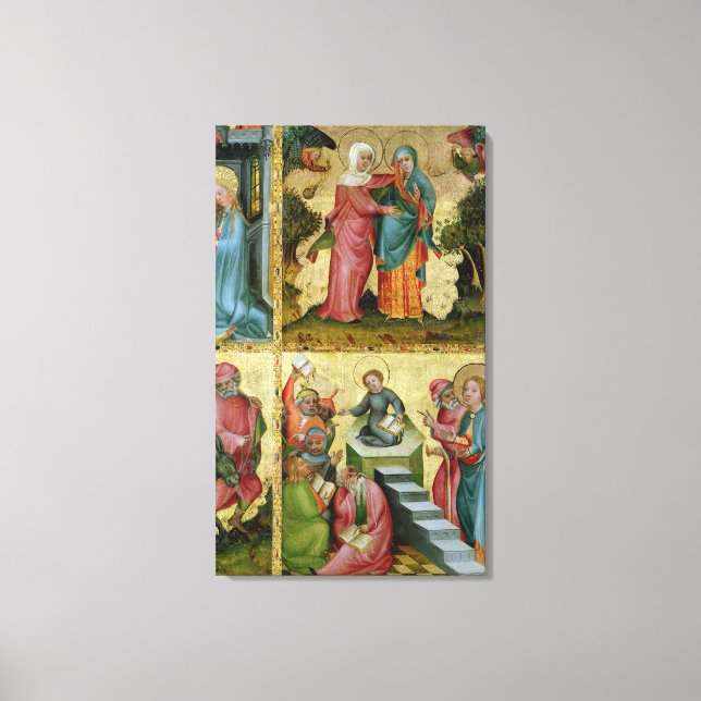 Toile La visite et le conflit avec les médecins (Recto)