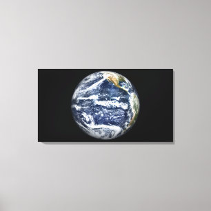 Toile La vue de la pleine terre a centré au-dessus d'OC