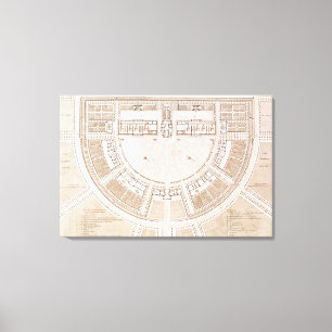 Toile La vue d'ensemble du sel fonctionne dans 'le city