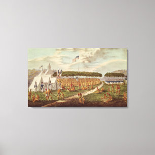 Toile La vue du grand Traité s'est tenue à la prairie 