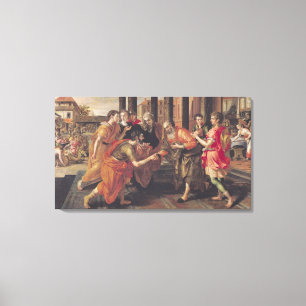 Toile Laban présente Eliezer à son père, 1562