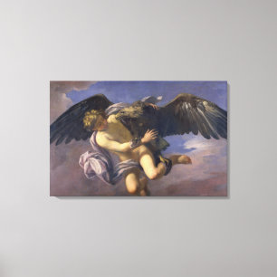 Toile L'abduction de Ganymede, 1700 (huile sur la toile)