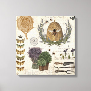 Toile L'Abeille Vintage