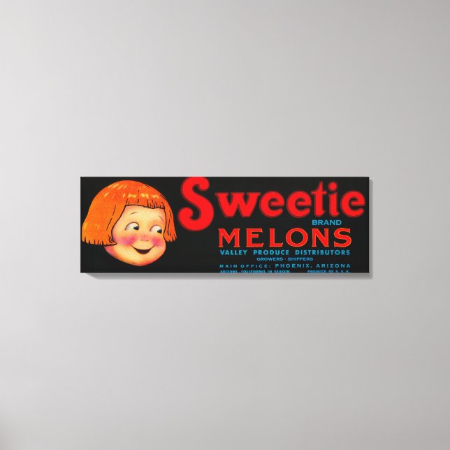 Toile Label Sweetie Melon Phoenix, AZ (Recto)