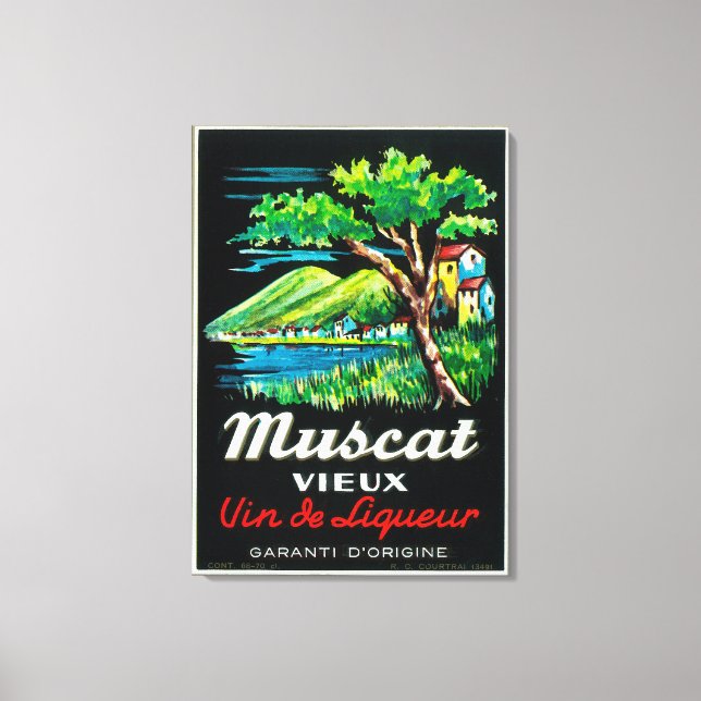 Toile Label Vieux MuscatEurope (Recto)