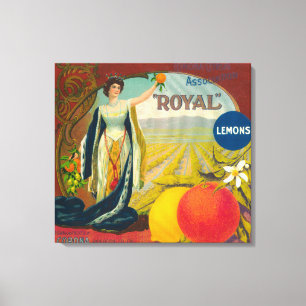 Toile LabelCorona orange royal, CA