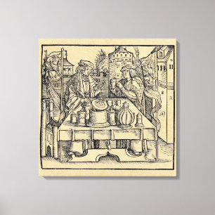 Toile Laboratoire alchimiste royal