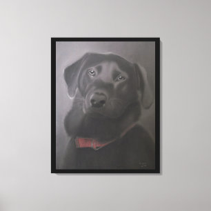 Toile Labrador Retriever Love 24"x30"