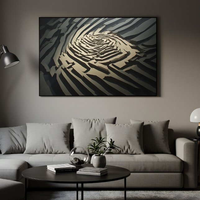 Toile Labyrinthe Fantastique Mystique (Créateur téléchargé)