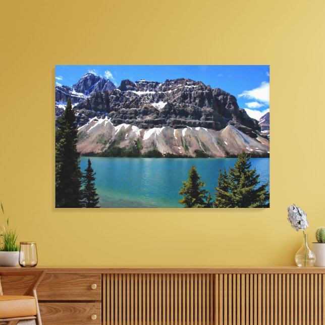 Toile Lac Bow,  Banff NP, Alberta (Insitu(Salon))